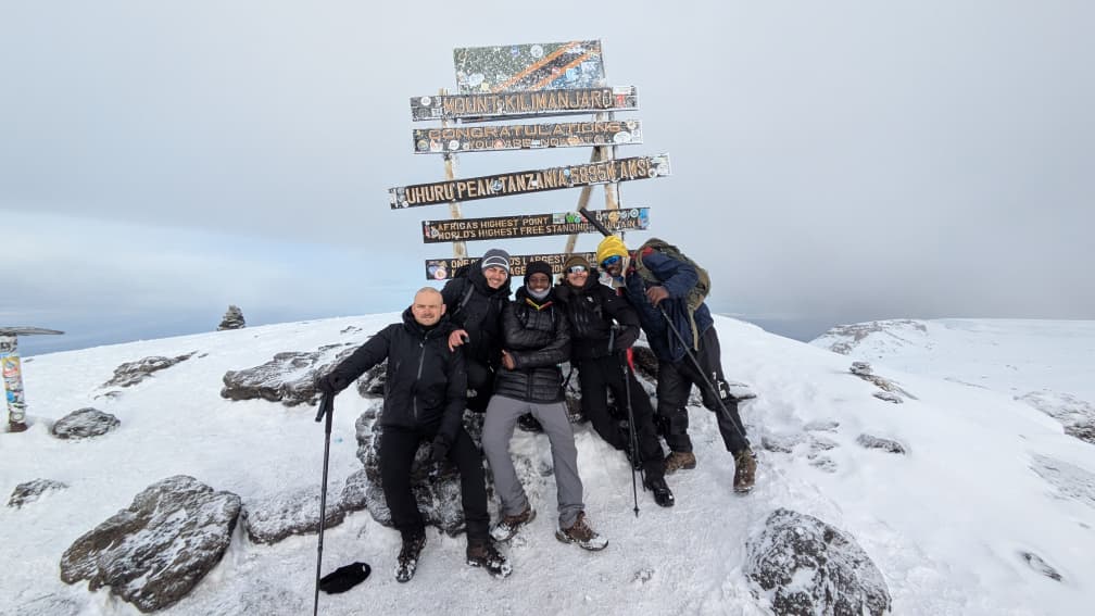 kilimanjaro climbing team departures